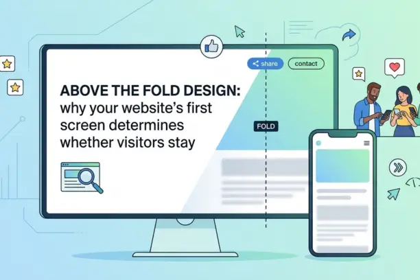 Why Your Website's First Screen Determines Whether Visitors Stay Why Your Website's First Screen Determines Whether Visitors Stay